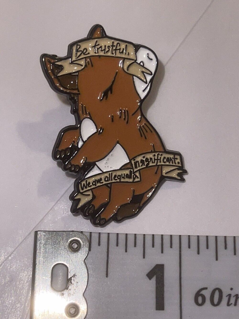 Be Truthful Pin Brooch